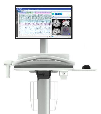 Clinical brain function assessment headset used by ICC